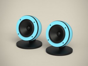 speakers 3D Model