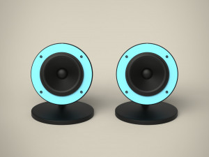 speakers 3D Model