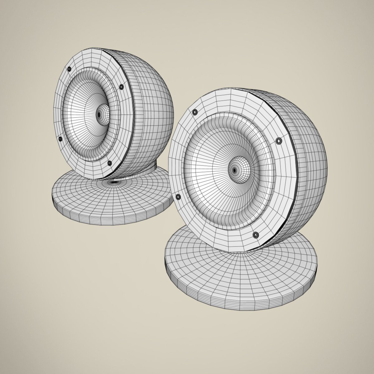 Speaker 3d model. Пак-20804r.