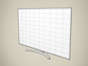 4k tv Modello 3D