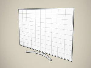 4k tv 3D Model