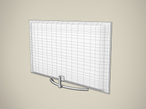4k tv Modello 3D
