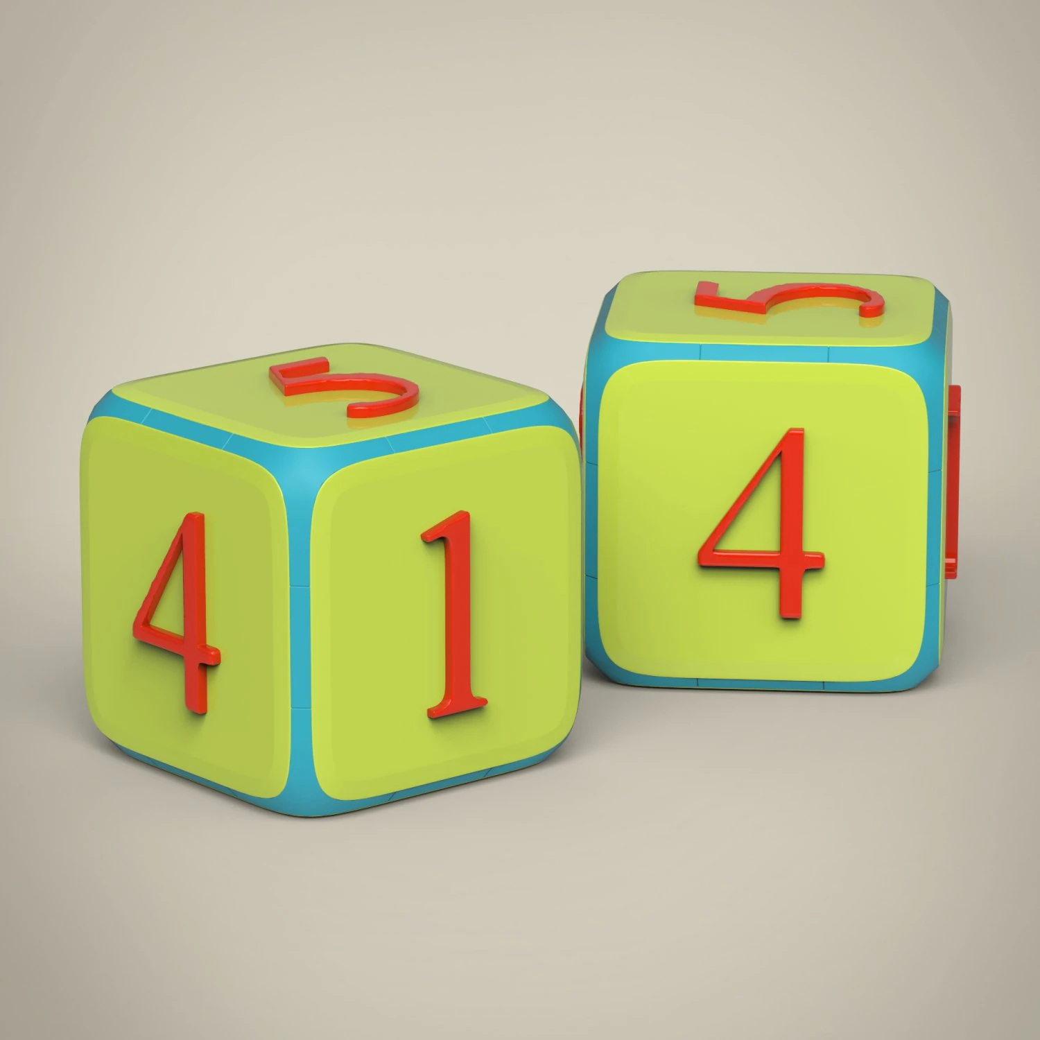 dice 3D Model .c4d .max .obj .3ds .fbx .stl .blend 