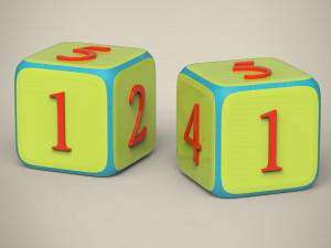 dice 3D 模型