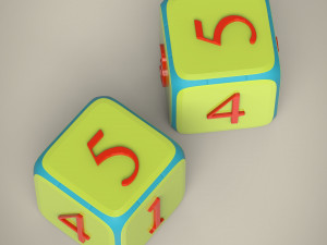 dice 3D 模型
