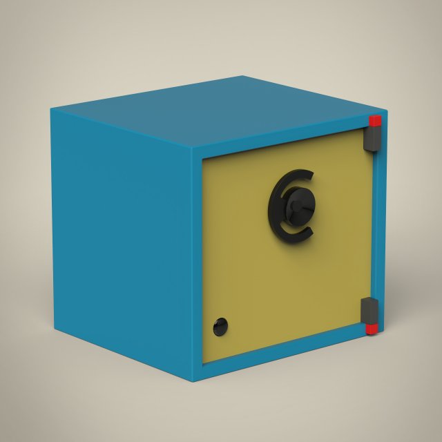 safe Modelo 3D .c4d .max .obj .3ds .fbx .stl .blend 