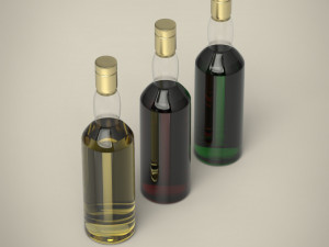 whiskey bottle Modelo 3D
