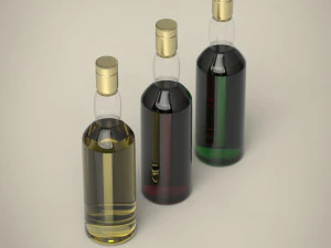 bouteille de whisky Modèle 3D