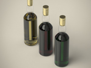 whiskey bottle 3D 모델