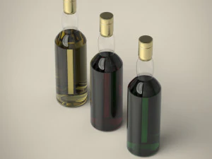 whiskey bottle 3D Model