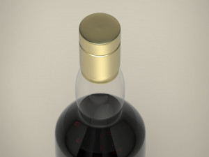 whiskey bottle 3D 모델