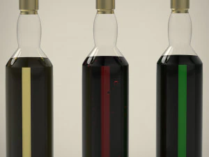 whiskey bottle 3D Model