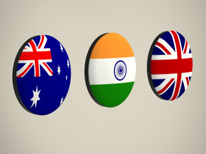 flag badges collections Modelo 3D