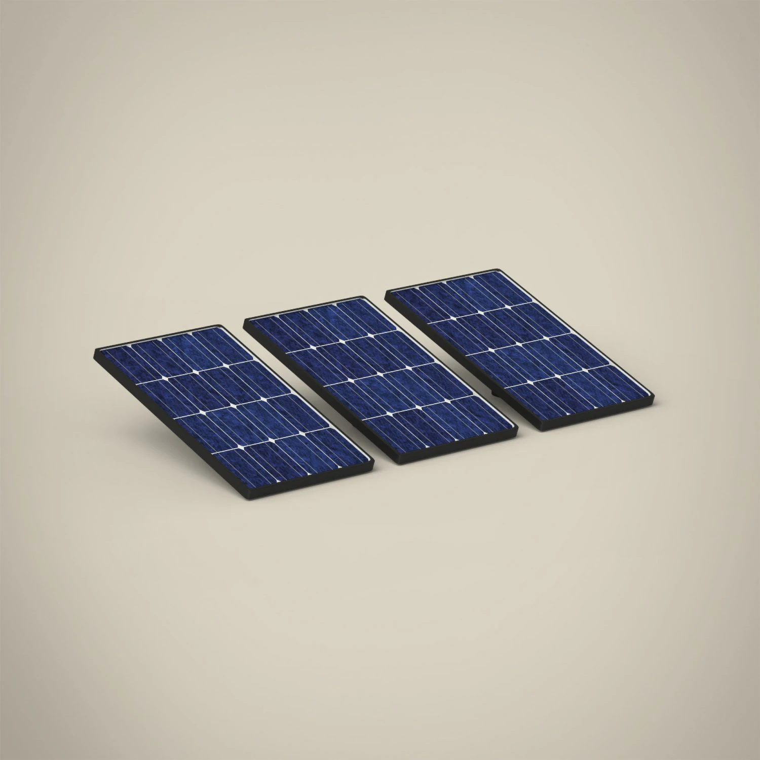 panel słoneczny Model 3D .c4d .max .obj .3ds .fbx .stl .blend 