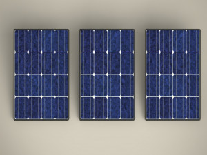 solar panel 3D 모델