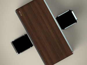 table and chair Modèle 3D