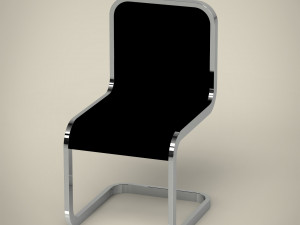 table and chair Modèle 3D