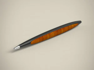 木製ペン 3Dモデル