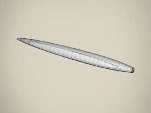 wooden pen 3Dモデル