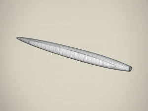 wooden pen 3D Model