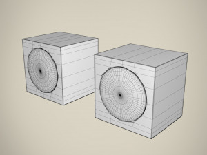 speakers Model 3D