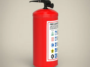 Feuerl&ouml;scher 3D Modell