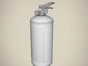 Feuerl&ouml;scher 3D Modell