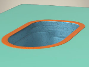 Swimming pool 3D Model