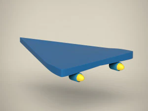 Cartoon plane 3D Model