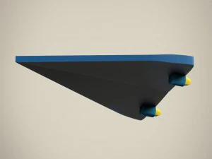 Cartoon plane 3D Model