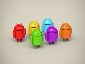 Android Set Modello 3D