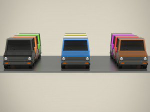 Cartoon Car Collection 3Dモデル