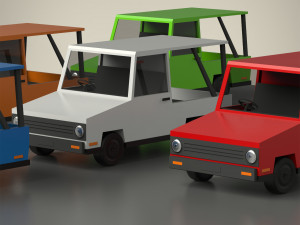 Cartoon Car Collection 3Dモデル