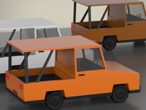 Cartoon Car Collection 3Dモデル