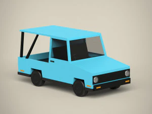 coche de dibujos animados Modelo 3D