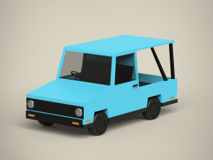 Cartoon car Modelo 3D