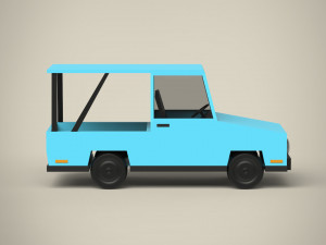Cartoon car Modelo 3D