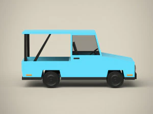 Cartoon car 3D Model