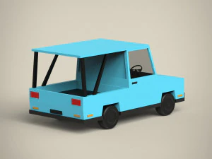 Cartoon car 3D Model