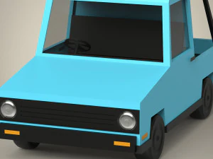 Cartoon car 3D Model