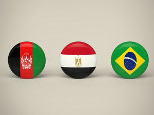 Flag Badges Collections Modèle 3D