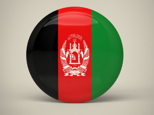 Afghanistan Badge Modèle 3D