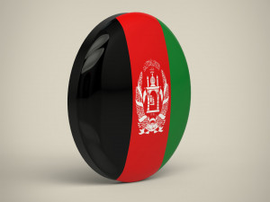 Afghanistan Badge Modello 3D