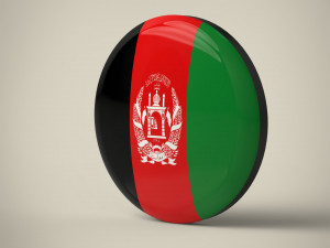 Afghanistan Badge Modello 3D