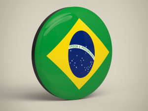 Brazil Badge Modèle 3D