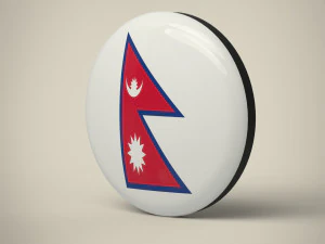 Insignia de Nepal Modelo 3D