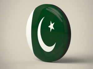 Pakistan Badge Modello 3D