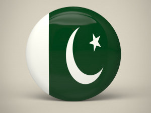 Pakistan Badge Modello 3D