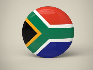 South Africa Badge Modèle 3D