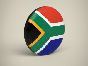 South Africa Badge Model 3D